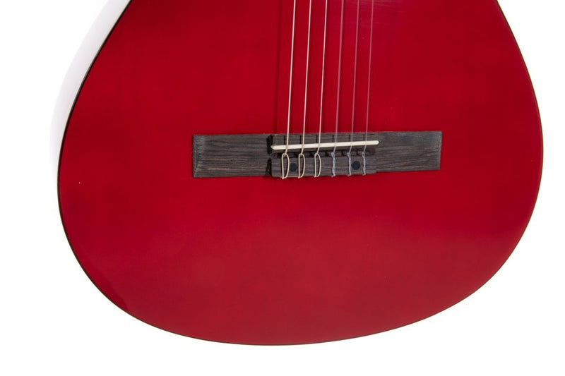 GEWA Basic Classical Guitar 4/4 – Transparent Red – PS510 153