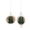Melrose Mercury Glass Ornament with Pine Trees (Set of 6)