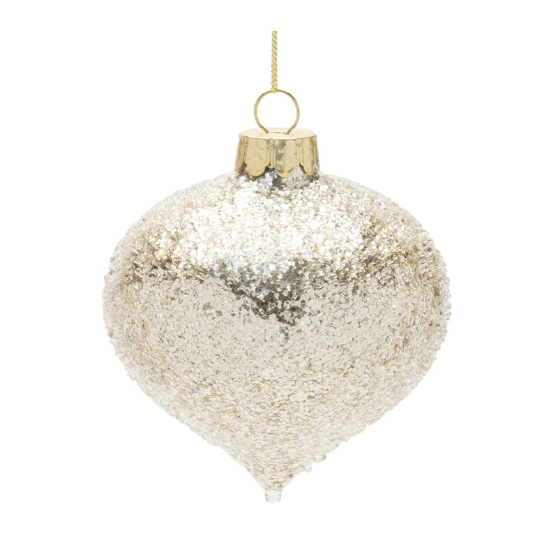 Melrose Beaded Glass Ornament (Set of 12)
