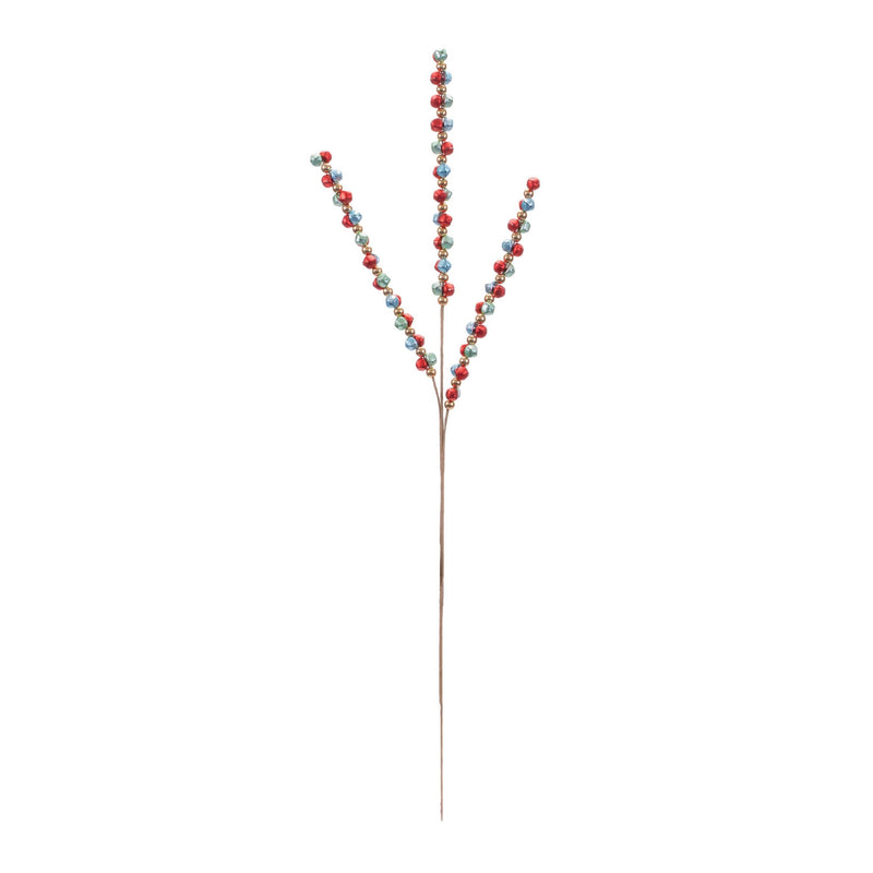 Melrose Metal Sleigh Bell Spray (Set of 6)