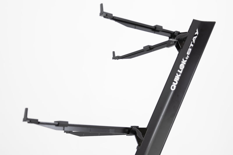 Quik Lok Stay Intruder 2-Tier Keyboard Stand - Black