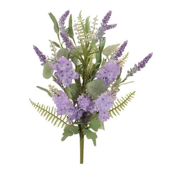 Melrose Mixed Lavender Floral Bush (Set of 2)