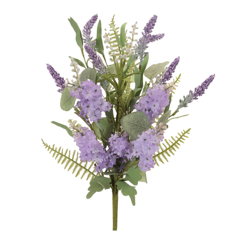 Melrose Mixed Lavender Floral Bush (Set of 2)