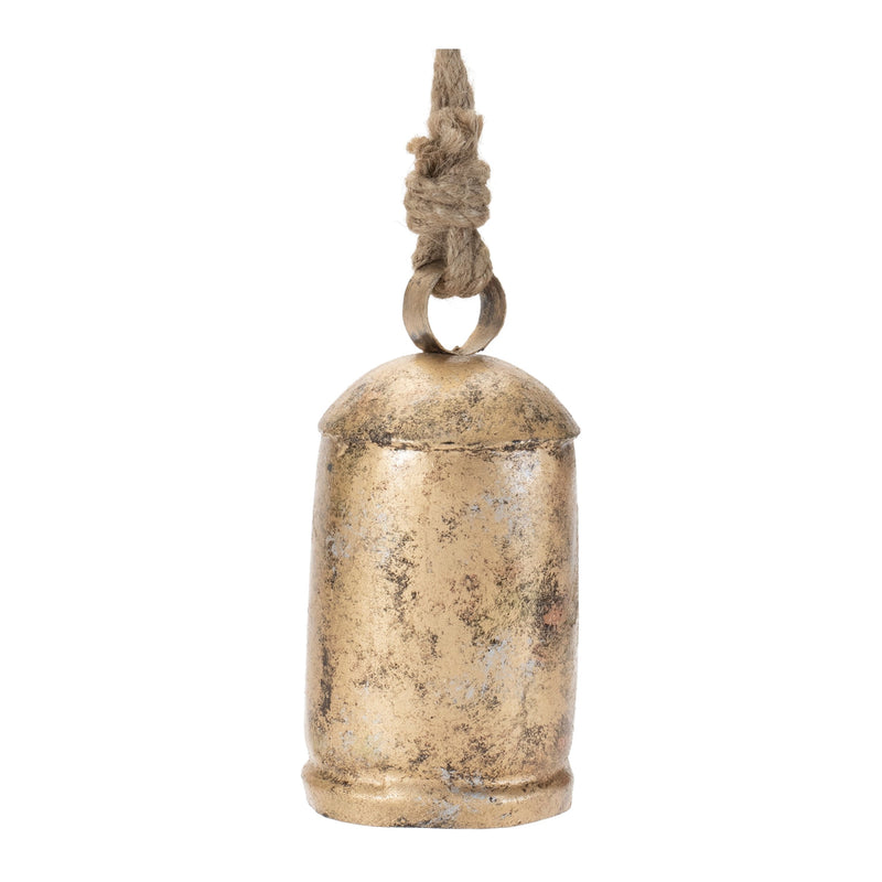 Melrose Distressed Metal Bell Ornament (Set of 2)