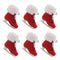 Melrose Fluffy Ice Skate Ornament (Set of 6)