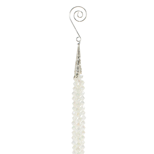 Melrose Iridescent Bead Drop Ornaments – Set of 12