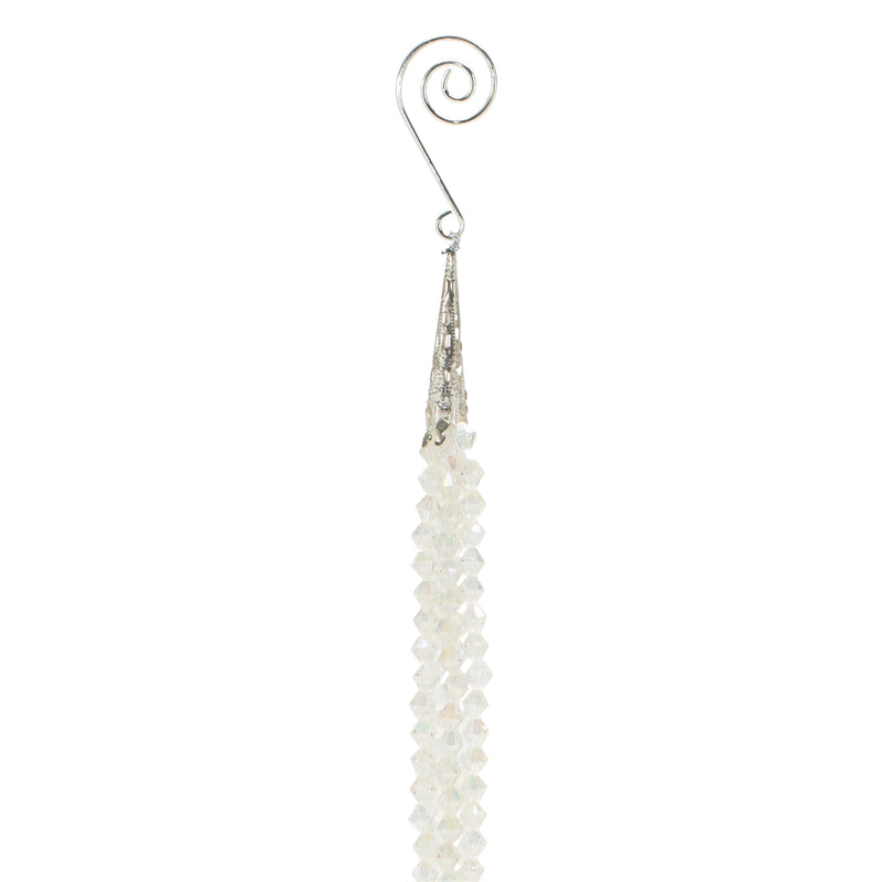 Melrose Iridescent Bead Drop Ornaments – Set of 12