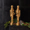 Melrose Gold Holiday Nutcracker Statue (Set of 2)