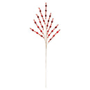 Melrose Red Jewel Bead Spray (Set of 2)