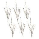 Melrose Pussy Willow Twig Spray (Set of 6)