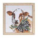 Melrose Framed Winter Farm Animal Print (Set of 2)