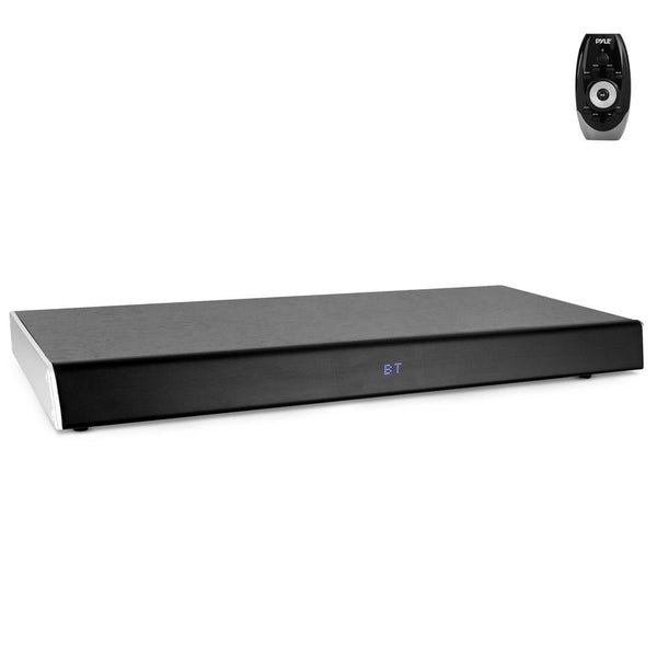 Pyle Bluetooth HD Tabletop TV Sound Bar Speaker System – HDMI, 2.1 Channel