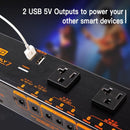 JOYO JP‑07 Pedalboard Power Supply 9 Isolated Outputs 9V 12V 18V USB AC
