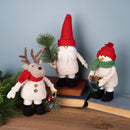 Melrose Plush Santa Snowman and Moose (Set of 6)