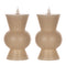 Melrose Simplux Designer LED Candle with remote (Set of 2)