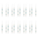 Melrose Iridescent Finial Drop Ornament (Set of 24)