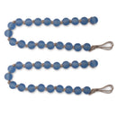 Melrose Frosted Glass Bead Garland (Set of 2)