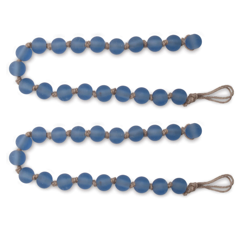 Melrose Frosted Glass Bead Garland (Set of 2)