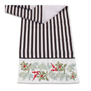 Melrose Striped Holiday Table Runner 72"L