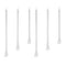 Melrose Clear Beaded Glass Icicle Drop Ornament (Set of 6)