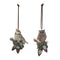 Melrose Snowy Cardinal Bird and Owl Ornament (Set of 12)