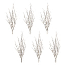 Melrose Flocked Glitter Branch (Set of 6)
