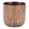 Melrose Round Wooden Planter Set of 2 Planter