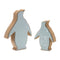Melrose Wood Penguin Decor (Set of 2)