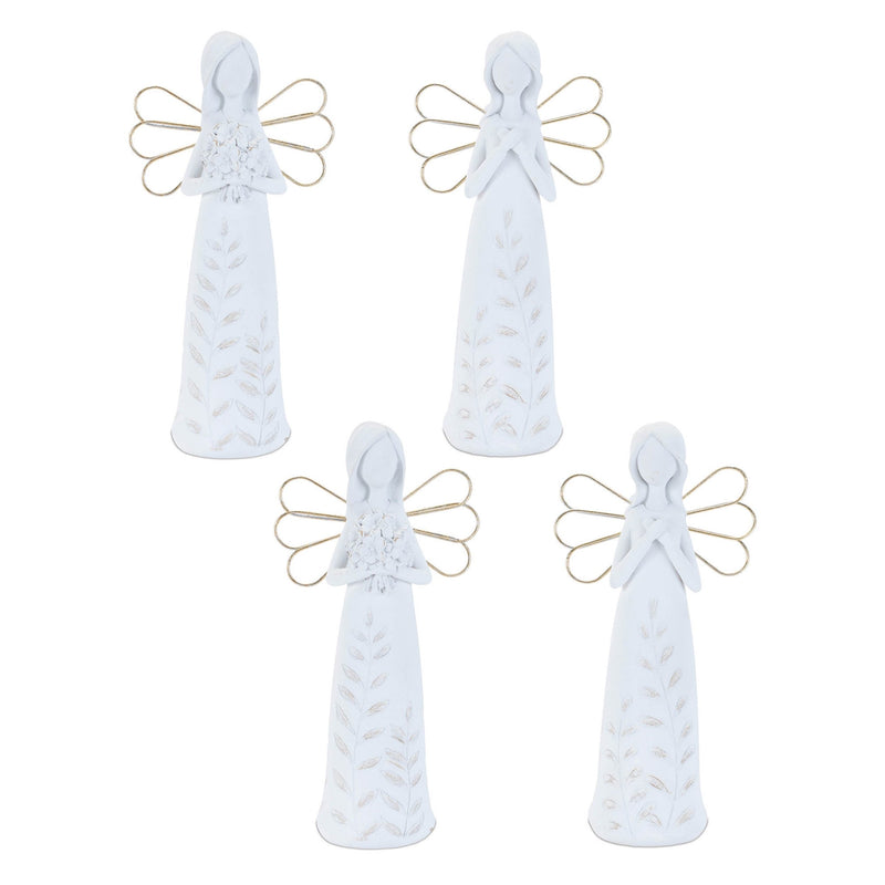 Melrose Etched Angel Figurine (Set of 4)