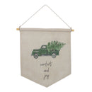 Melrose Canvas Christmas Banner (Set of 2)