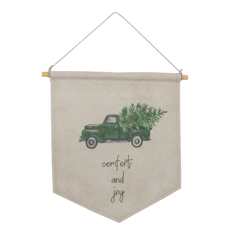 Melrose Canvas Christmas Banner (Set of 2)