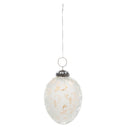 Ornate Glass Egg Ornament (Set of 6)