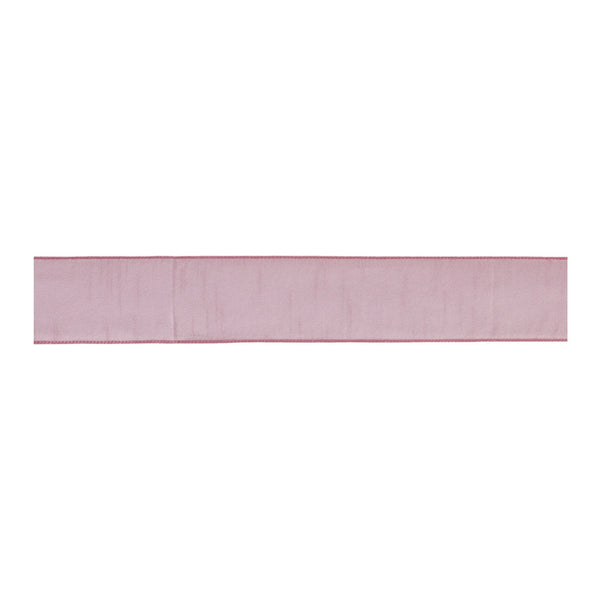 Melrose Blush Pink Wired Ribbon (Set of 2)