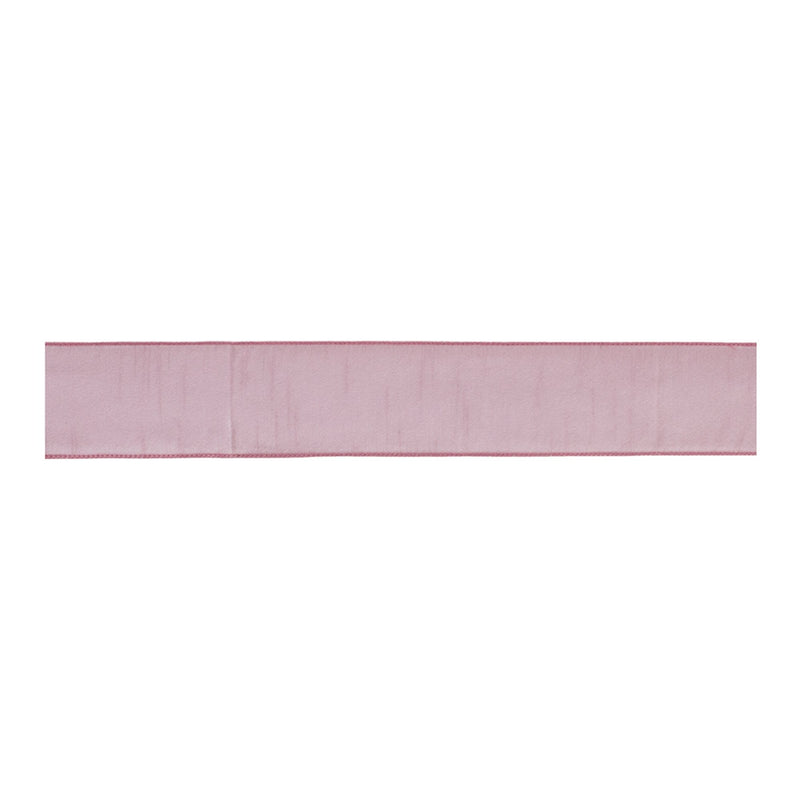 Melrose Blush Pink Wired Ribbon (Set of 2)