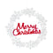 Melrose Metal Cut Out Merry Christmas Wreath 19.25"D