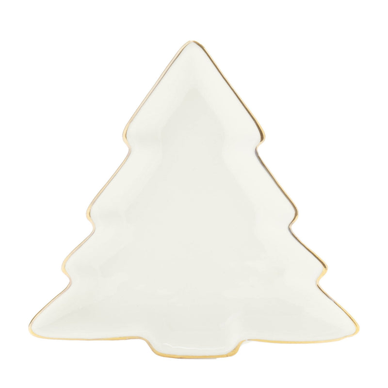 Melrose Ceramic Pine Tree Trinket Dish (Set of 6)
