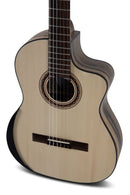Manuel Rodríguez Tesoro de Guinea B Black Limba 4/4 Electro-Acoustic Guitar