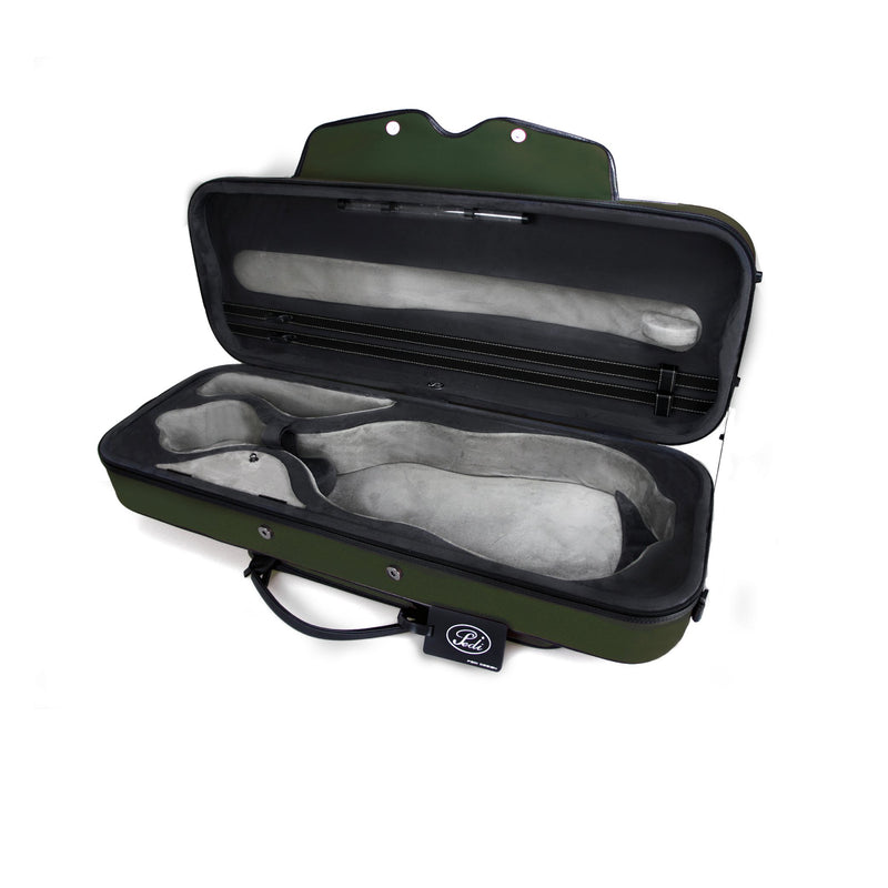 Pedi NiteFlash Viola Case 16.5" Green with Steel-Shield & Reflective Strips