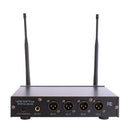 VocoPro Digital-Quad-B-500 4-Channel UHF Wireless Headset & Lapel Mic System
