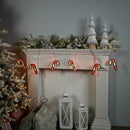 Melrose Candy Cane Ekkolight Garland 68"L