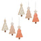 Melrose Ceramic Pine Tree Ornament (Set of 6)
