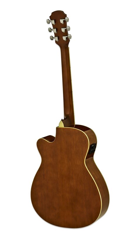 Aria AFN-15CE-OR Acoustic-Electric Guitar Cutaway EQ Orange