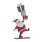 Melrose Wood Santa with Presents Display (Set of 2)