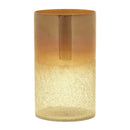 Melrose Gold Ombre Crackle Glass Vase (Set of 2)