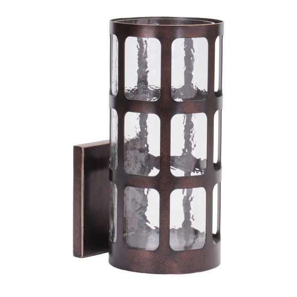Melrose Metal Wall Sconce with Glass Insert 10.75"H
