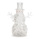 Melrose LED Snowman Snow Globe (Set of 2)