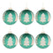 Melrose Beaded Pine Tree Ball Ornament (Set of 6)