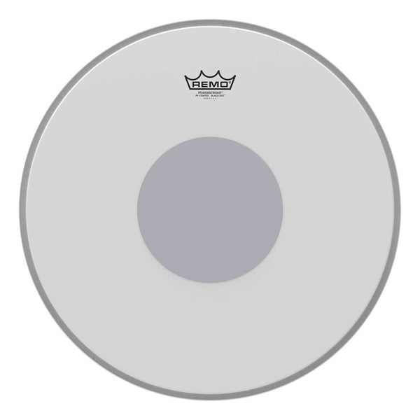 Remo Powerstroke 3 Coated 18" Bass Drumhead w/ Bottom Black Dot - P3-1118-10