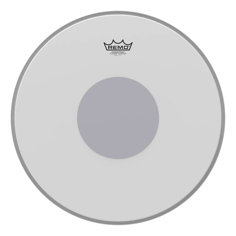 Remo Powerstroke 3 Coated 18" Bass Drumhead w/ Bottom Black Dot - P3-1118-10