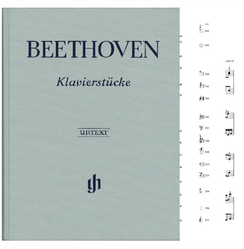 Beethoven Piano Solo Klavierstücke Sheet Music – Complete Set